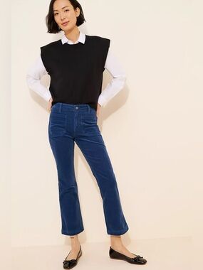 Free People High Time Velvet Kick Flare Pants